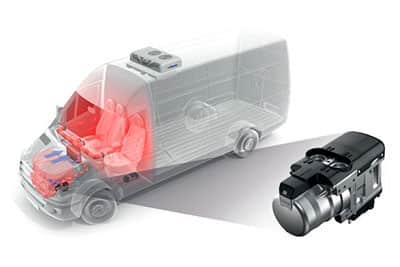 Webastoon asennus pakettiautoon